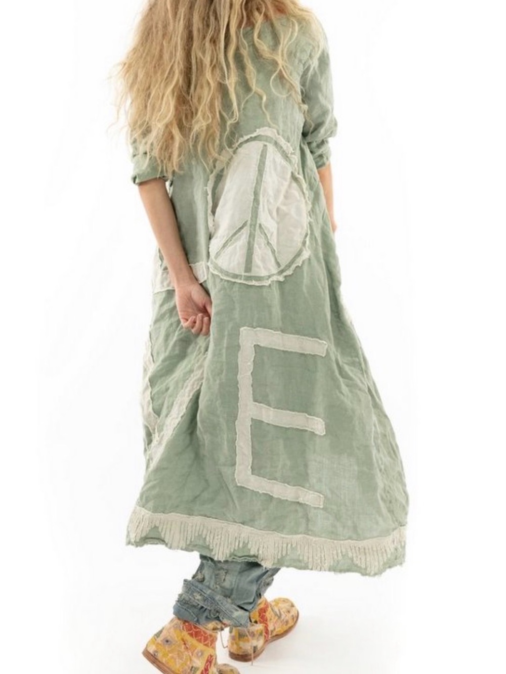 Magnolia Pearl Queen of the Sea Dress in Matcha